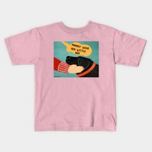 Mommy Wuvs Her Wittle Boy - Stephen Huneck Funny Dog Mom Kids T-Shirt